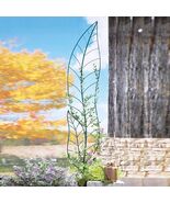 Leaf Trellis Stake 6-ft Climbing Flower Vine Plant Metal Garden Outdoor ... - $29.67