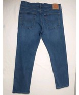 LEVI&#39;S 502 Dark BLUE WATER-LESS DENIM JEANS W36 L30  See Photos For Meas... - $33.01 CAD