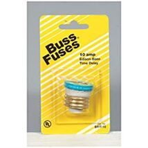 Bussman BP/T-10 10 Amp Dual-Element Time-Delay Edison Base Plug Fuse - $23.35