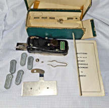 Griest Rotary Buttonholer sewing manual instuction 5 Templates book box VINTAGE - £12.22 GBP
