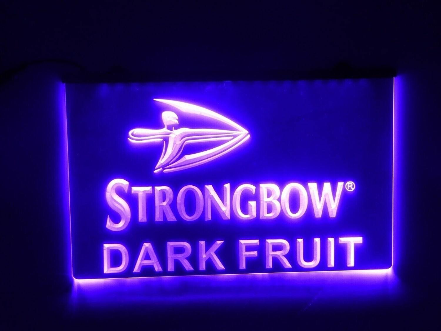 Strongbow Sign Strongbow Dark Fruit Illuminated Led Neon and 50 similar items