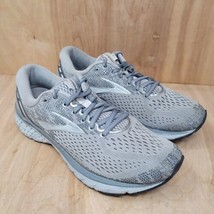 Brooks Womens Ghost 11 Sneakers Size 9.5 B Gray Running Shoes Casual Lac... - £26.75 GBP