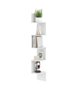 5-Tier Corner Shelf Floating Bookshelf Wall Mounted Storage Organizer-Wh... - $969.21 MXN 5-Tier Corner Shelf Floating Bookshelf Wall Mounted Storage Organizer-Wh... - $969.21 MXN