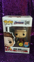 Funko Pop Marvel Avengers Endgame Glow in the Dark Iron Man #580 - PX Ex... - £39.86 GBP