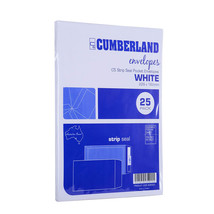 Cumberland Strip Seal Pocket Envelope 25pk 229x162mm (White) - £25.15 GBP