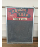 Vtg Globe Brewing Co. Slate Chalkboard Arrow Beer Todays Special Bar Adv... - £398.39 GBP