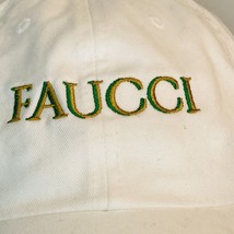 Faucci Merch White The Classics Adjustable Baseball Hat Rare - £31.21 GBP