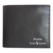 Polo Ralph Lauren Leather Billfold Wallet $85 Free Worldwide Shipping - $84.15
