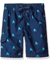 NEW NWT Kanu Surf Blue Regatta Sailboat Print Swim Trunks Boys # 4414 To... - £9.28 GBP