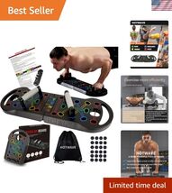 Push Up Board Fitness, Portable Foldable 20 in 1 Push Up Bar at Home Gym... - $120.66