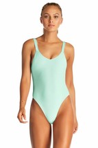 Vitamin A Swim Glacier Ecorib Leah High Cut Leg One Piece (S/6) Nwt - £80.32 GBP