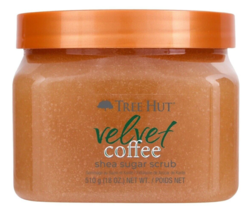 Tree Hut Velvet Coffee Shea Sugar Scrub Exfoliating Body 18oz NEW Sealed - £8.21 GBP
