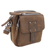 Vagarant Traveler Cowhide Leather Cross-Body Waist Bag LS30.VB - £61.20 GBP