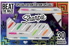 Sharpie Maze Permanent Marker | Set of 30 Pens &amp; 1 Ball | Special Edition School - £19.87 GBP