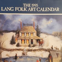 1995 LANG FOLK ART Wall Calendar Frame the Art by LINDA NELSON STOCKS wi... - £4.87 GBP