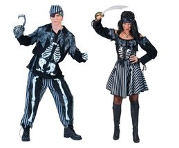 Skeleton / Zombie Pirate Costume - Male &amp; Female versions - $24.10+