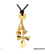 MISS SIXTY MADE IN ITALY GOLD PLATED NECKLACE - £37.57 GBP