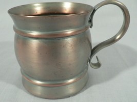 Vintage Copper cup mug mule by Gregorian - Question mark handle nice even patina - £28.76 GBP