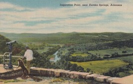 Eureka Springs Arkansas AR Inspiration Point White River Valley Postcard D16 - £2.35 GBP