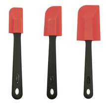 Starfrit - Set of 3 Silicone Spatulas, Heat Resistant, Red - £15.96 GBP