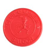 Club Cal-Neva Saloon Red Token One Bar Drink Reno Nevada  - $55.58 MXN