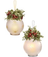 Ganz Star Votive Hanging Ornaments Set of 2 Assorted - £39.68 GBP