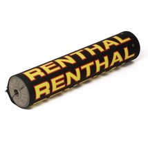 Renthal Cloth Vintage Ltd Crossbar Pad 7/8 BLACK YELLOW Motocross Bar Pad Mx - £22.44 GBP