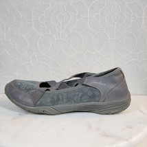 Skechers Empress Sweet Craze Shoes 8 Gray Cross Strap Mary Jane Comfort ... - $32.47