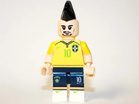 Gift Neymar Brazilian soccer Player Minifigure Mini Action Figures  - $7.70