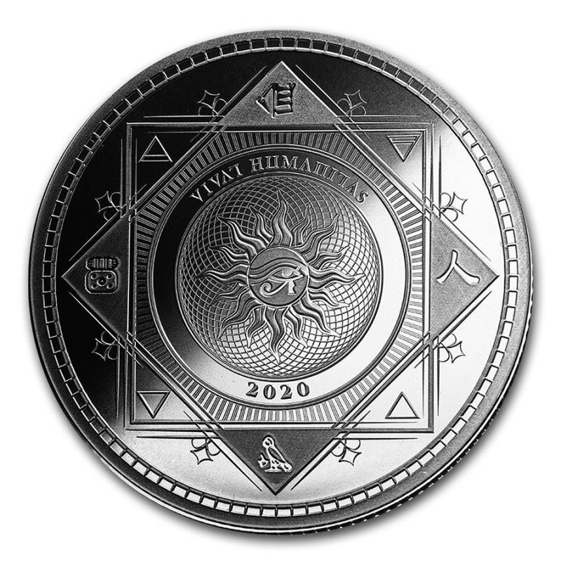 2020 1 oz Silver Tokelau Vivat Humanitas (BU) - $54.97