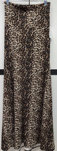 NEW 2.0 LuLaRoe XL Brown Black Cream Cheetah Leopard Paws Knit Maxi Skirt Dress - £39.78 GBP