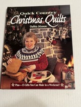 Hardback Christmas Quilt Sewing Book Quick Country Christmas Quilts - $4.90