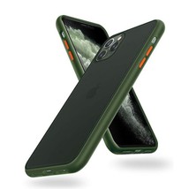 Matte Strong Colored Sides Slim Case for iPhone 12/12 Pro 6.1&quot; ARMY GREEN - £5.31 GBP