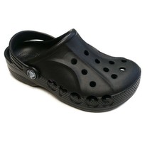 CROCS Baya Clog K Lightweight Slip On Clogs Little Kids Size 13 Shoes Black - £27.92 GBP