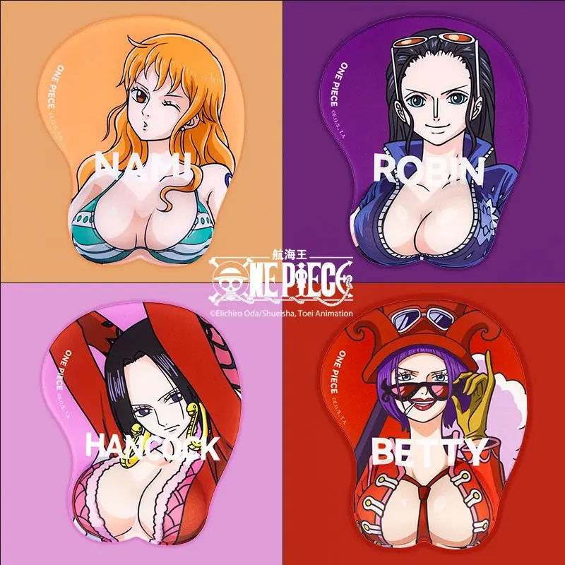 One Piece Nami Computer Desktop Mouse Pad 3D Chest Mouse Cushion Wrist Wrist - £16.34 GBP+