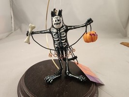 Dept 56 Krinkles Boney Cat Brother Halloween Ornament #35183 Patience Brewster - £22.16 GBP