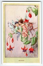 Fairies Lovers Postcard Fairy Fantasy Tree Secrets Rene Cloke Valentine &amp; Sons - £12.69 GBP