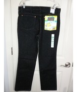 Wrangler Men&#39;s 938 Black Cowboy Cut Slim Stretch Straight Jeans 33/30 - $42.54 CAD