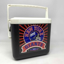 New York Giants NY Team NFL Cool Stuff Drink Cooler Vintage 1992 Lunch Box - £29.20 GBP
