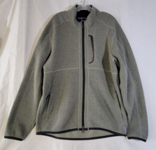 Exofficio Jacket Mens Large Fleece Green Full Zip Sweatshirt Outdoor - £17.09 GBP