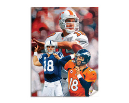 Peyton Manning Tennessee Volunteers UT Vols Colts Broncos Football Art 1AM3 - $24.99+