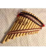Handmade Peruvian Curve Chill Pan Flute 13 Pipe Native+Case Gift - £35.48 GBP