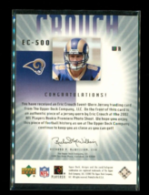 2002 Upper Deck Eric Crouch /350 Jumbo Patch EC-500 Jersey Card Rams Football - £7.75 GBP