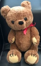 Vintage DAKIN Plush Jointed Brown Theodore Teddy Bear Stuffed Animal 1981 Korea - £15.72 GBP