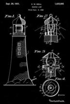 1931 - Lighthouse - Beach House - Reading Lamp - C. W. Neill - Patent Art Poster - $9.99