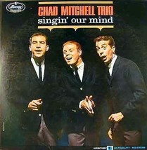 Chad Mitchell Trio: Singin&#39; Our Mind [Vinyl LP] [Mono] [Vinyl] Chad Mitchell Tri - £6.12 GBP
