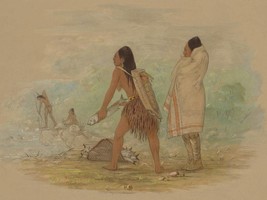 George Catlin Flathead Indians, 1861 Native American Giclee Print + Ships Free - £31.17 GBP+