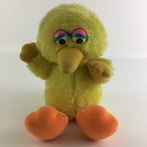 Hasbro Softies Sesame Street Big Bird 12&quot; Plush Stuffed Animal Toy Vintage 1995 - £23.70 GBP