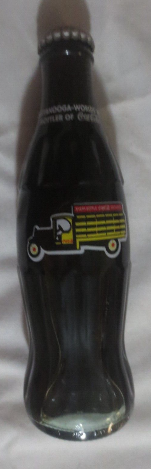 Chattanooga World's First Bottler of Coca Cola Full 8oz Bottle with Truck 1997 - $11.88