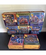 Dowdle 500 Piece Jigsaw Puzzles 16 x 20” Lot 8 Christmas Santa NYC SF CA... - $1,276.91 MXN